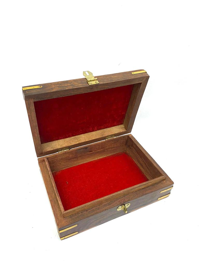 Wooden Carving Box In Various Vintage Design & Size Storage Ideas Tamrapatra