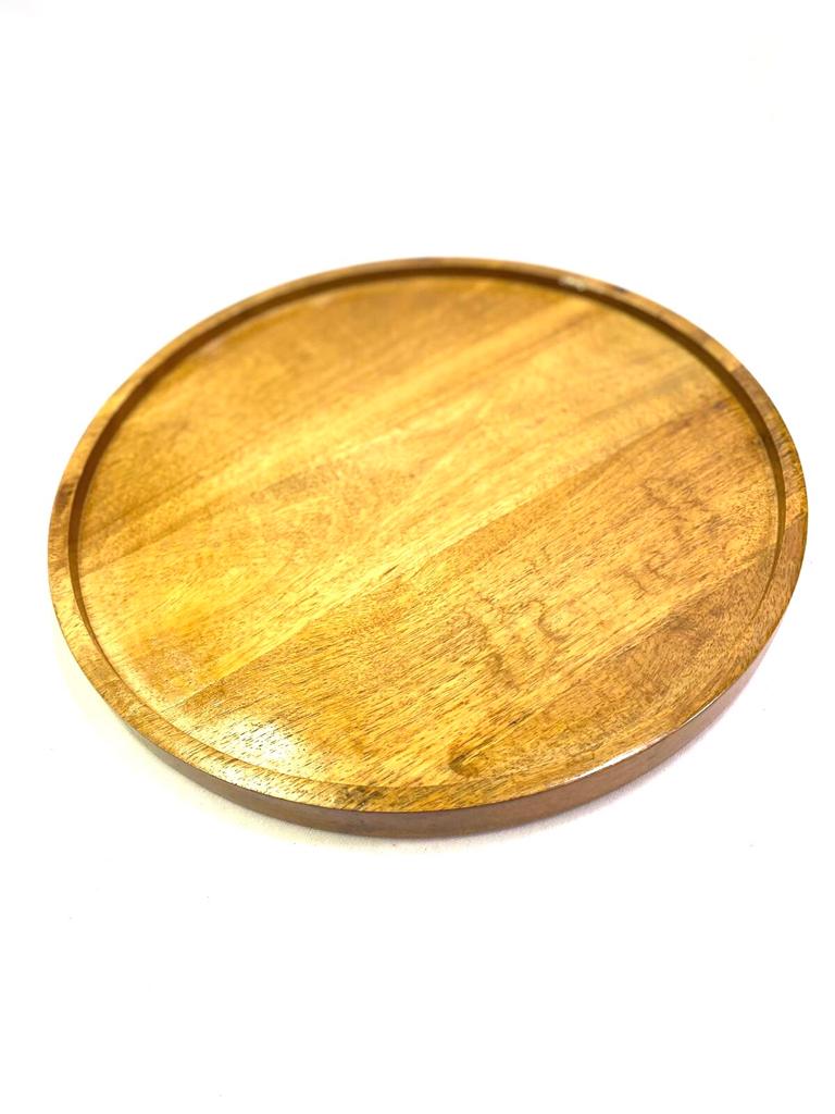 Sleek Wooden Tray Collection In Various Shapes For Office Home By Tamrapatra