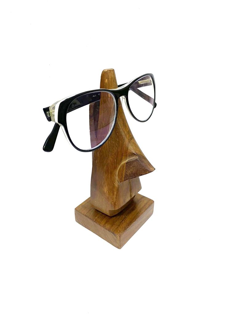 Spectacles Organizer Stand In Stylish Wooden Warli Hand Painted By Tamrapatra