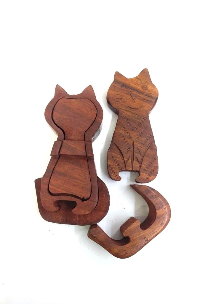 Puzzle Box Wooden In Various Designs Games Smart Gifting's From Tamrapatra