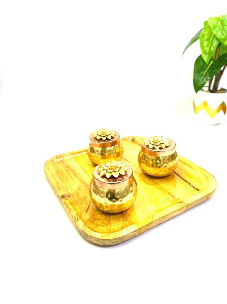 Sleek Wooden Tray Collection In Various Shapes For Office Home By Tamrapatra