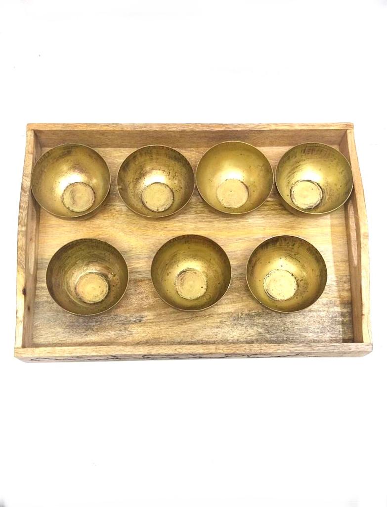Wooden Tray Easy Carry Sleek Designs In Various Size Exclusive From Tamrapatra