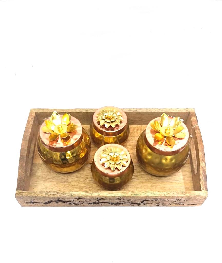 Wooden Tray Easy Carry Sleek Designs In Various Size Exclusive From Tamrapatra