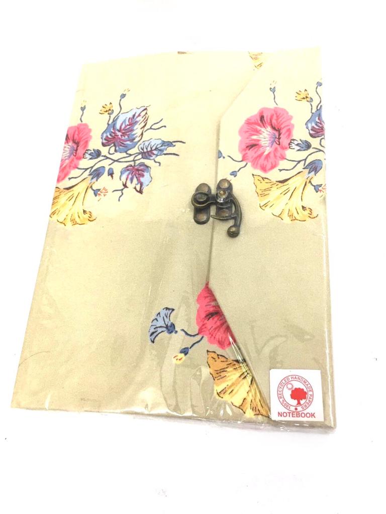 Vibrant Shades Diary Floral Theme Lock Stationery Gifts Size XL By Tamrapatra