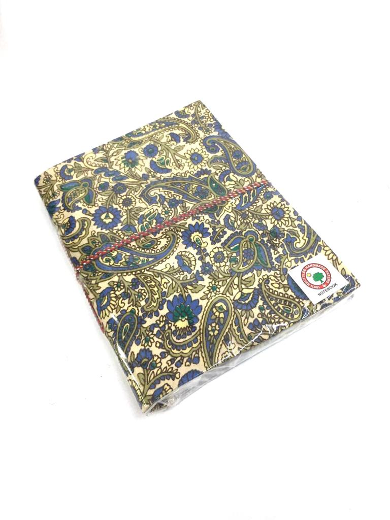 Handmade Paper Diary Gifting Collection Floral Cloth Painting XL Tamrapatra