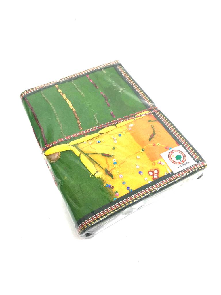 Stitched Cloth Diary From Handmade Recycled Paper Size XL From Tamrapatra