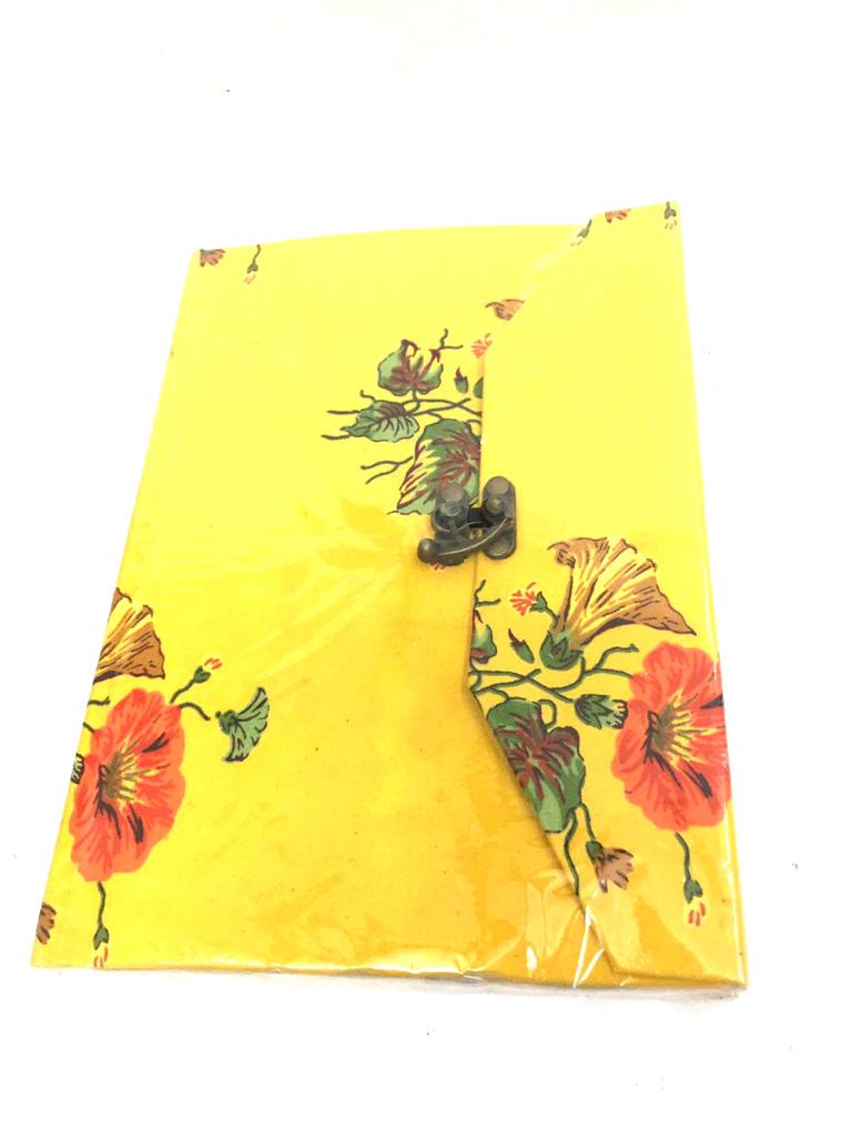 Vibrant Shades Diary Floral Theme Lock Stationery Gifts Size XL By Tamrapatra