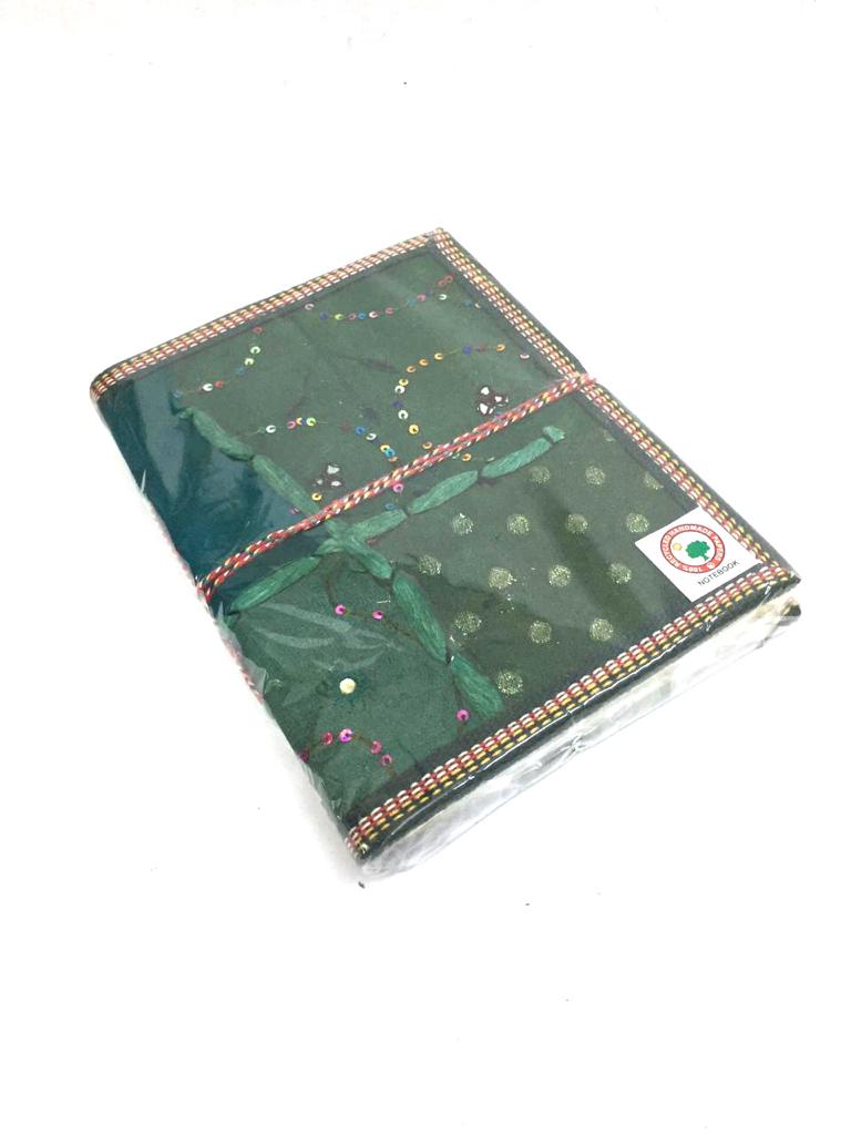 Stitched Cloth Diary From Handmade Recycled Paper Size XL From Tamrapatra