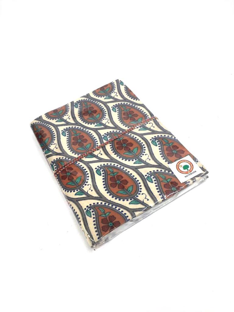 Handmade Paper Diary Gifting Collection Floral Cloth Painting XL Tamrapatra