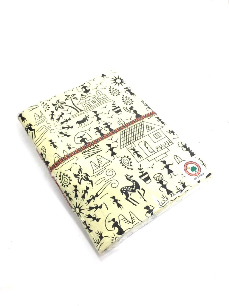 Warli Theme Diary Indian Handcrafted Gifts Eco-Friendly Size XL Tamrapatra