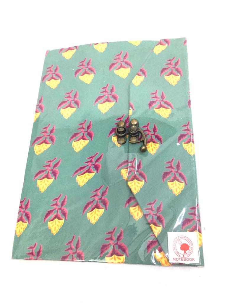Vibrant Shades Diary Floral Theme Lock Stationery Gifts Size XL By Tamrapatra