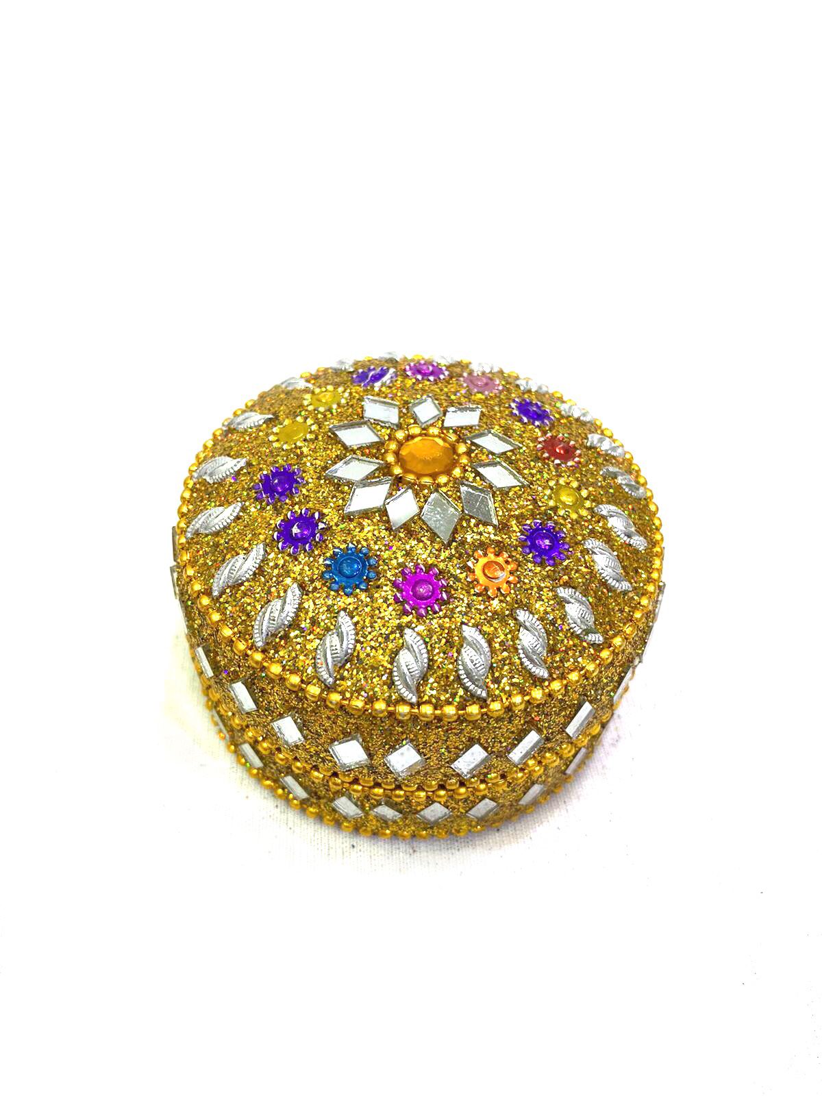 Jewelry Box In Beautiful Shiny Shades Storage Ideas Handcrafted From Tamrapatra