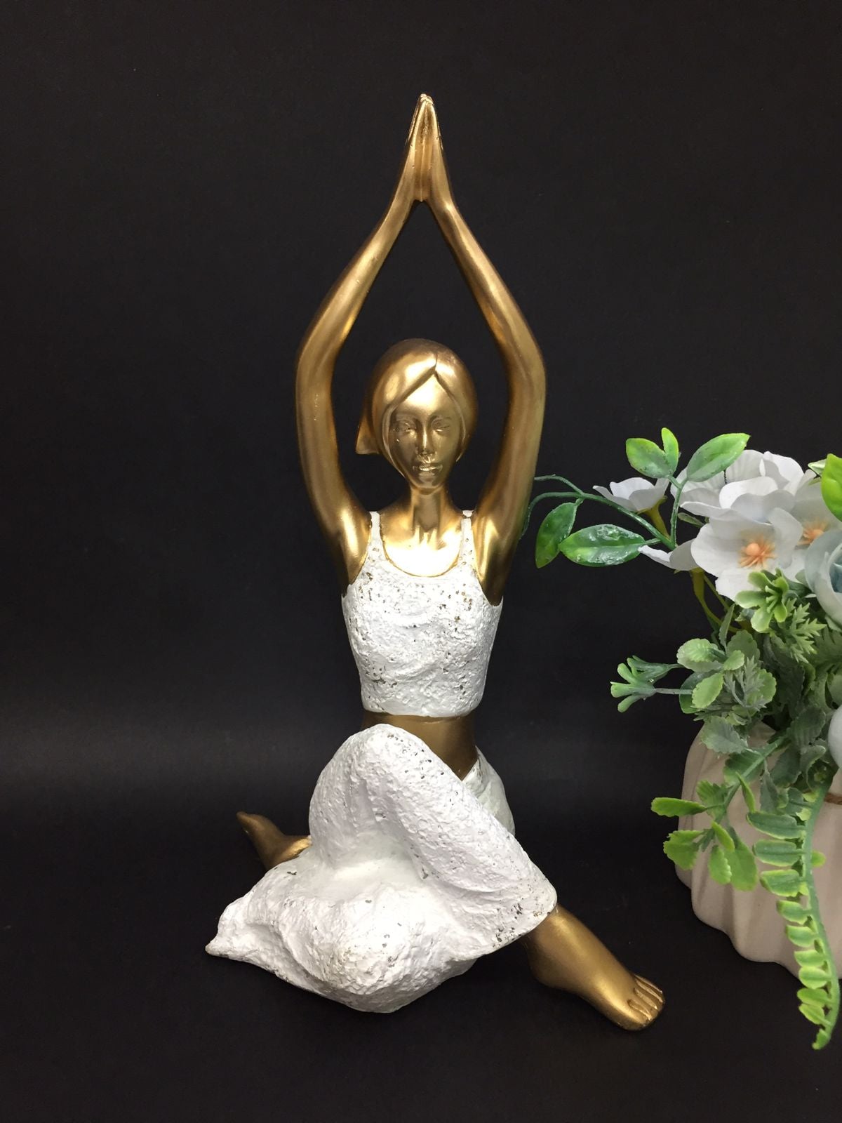Yoga Figurines Modern Art Stunning Décor Dazzling Creation Only At Tamrapatra
