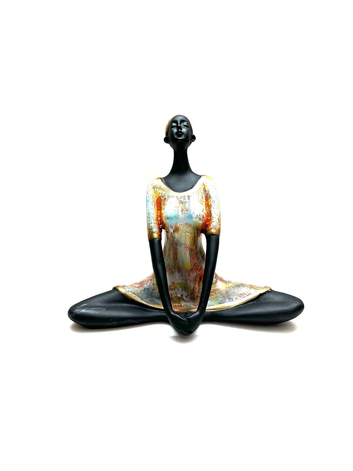 Yoga Series In Black Modern Shades Lifestyle Artefacts Handmade From Tamrapatra