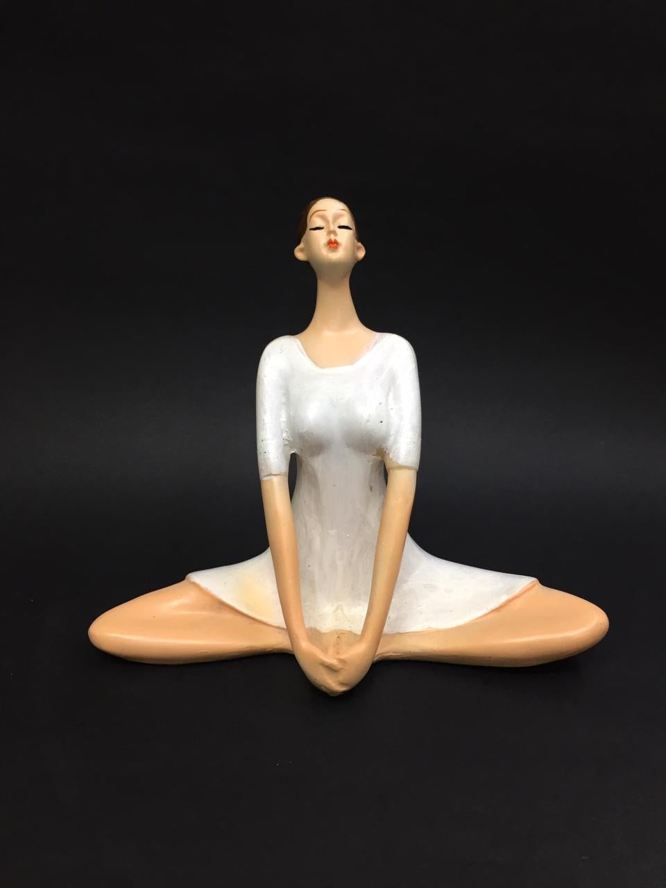 Yoga Lady Showpiece Exercise Modern Art In Various Models From Tamrapatra