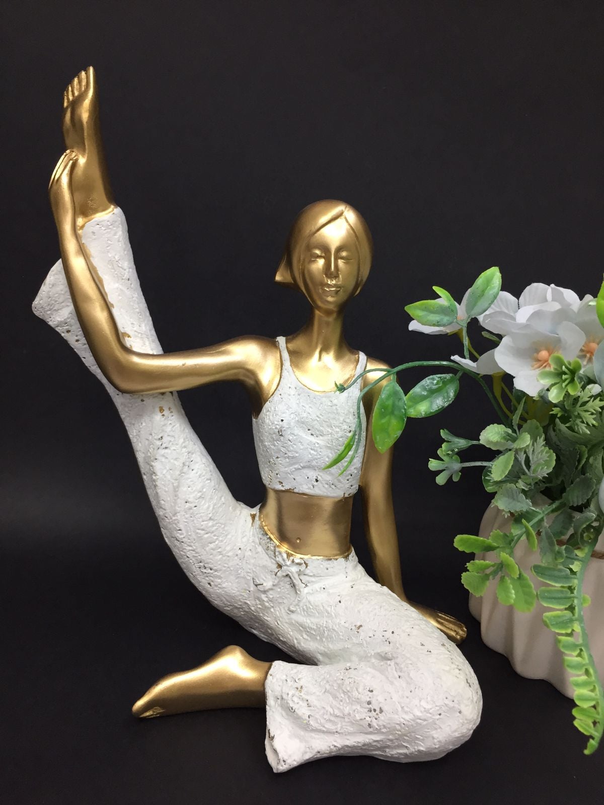 Yoga Figurines Modern Art Stunning Décor Dazzling Creation Only At Tamrapatra