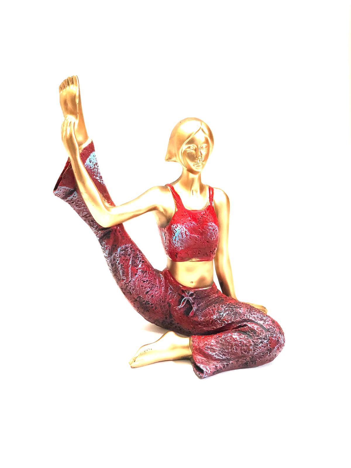 Yoga Figurines Modern Art Stunning Décor Dazzling Creation Only At Tamrapatra