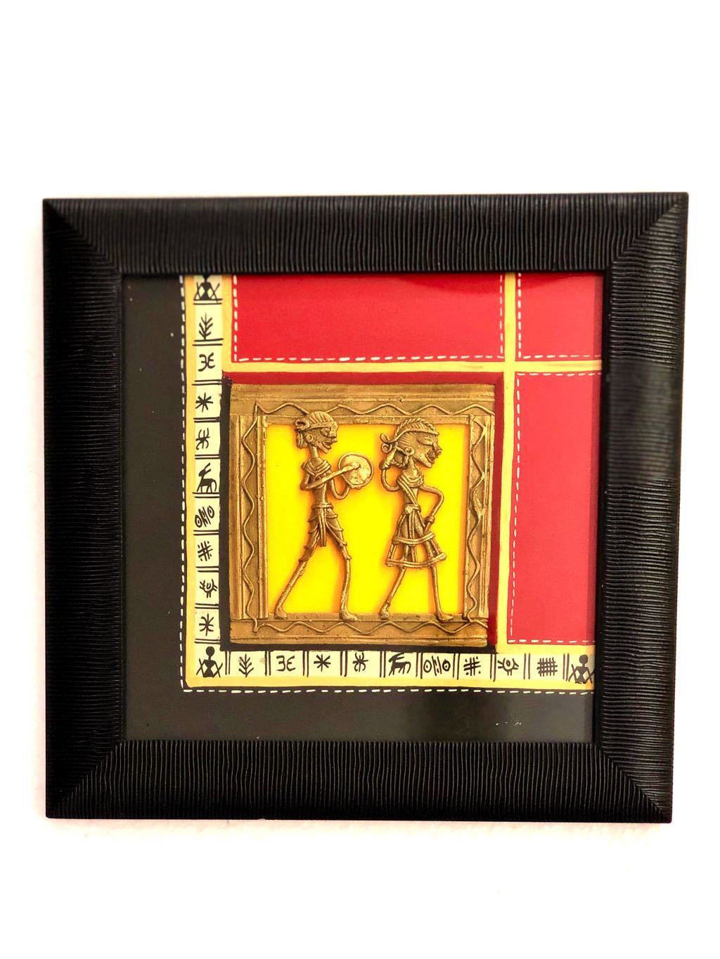 Indian Tribals Warli Dhokra Wall Frame Multiple Options Tamrapatra - Tamrapatra