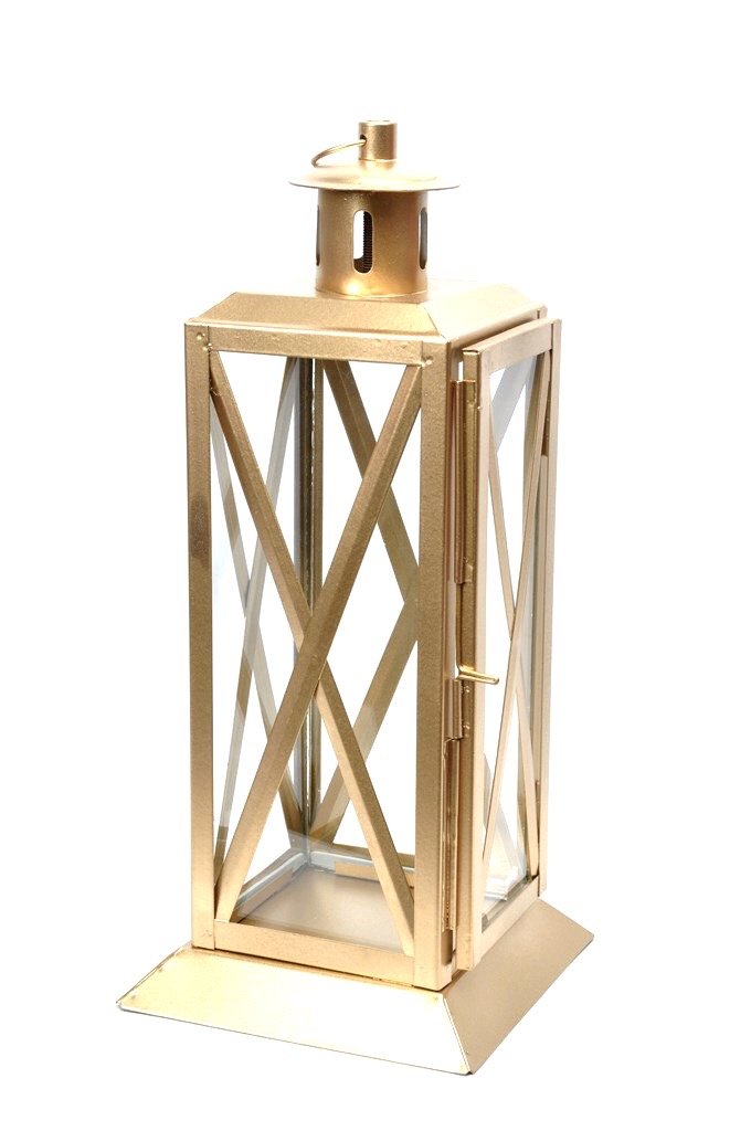 Cross Long Hanging Lantern Sturdy Metal Make Tamrapatra - Tamrapatra
