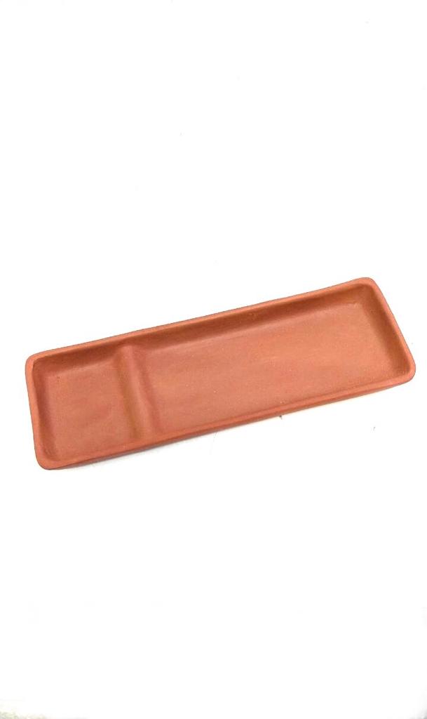 Handcrafted Clay Lunch Dinner Plates Exclusive Earthen Terracotta From Tamrapatra