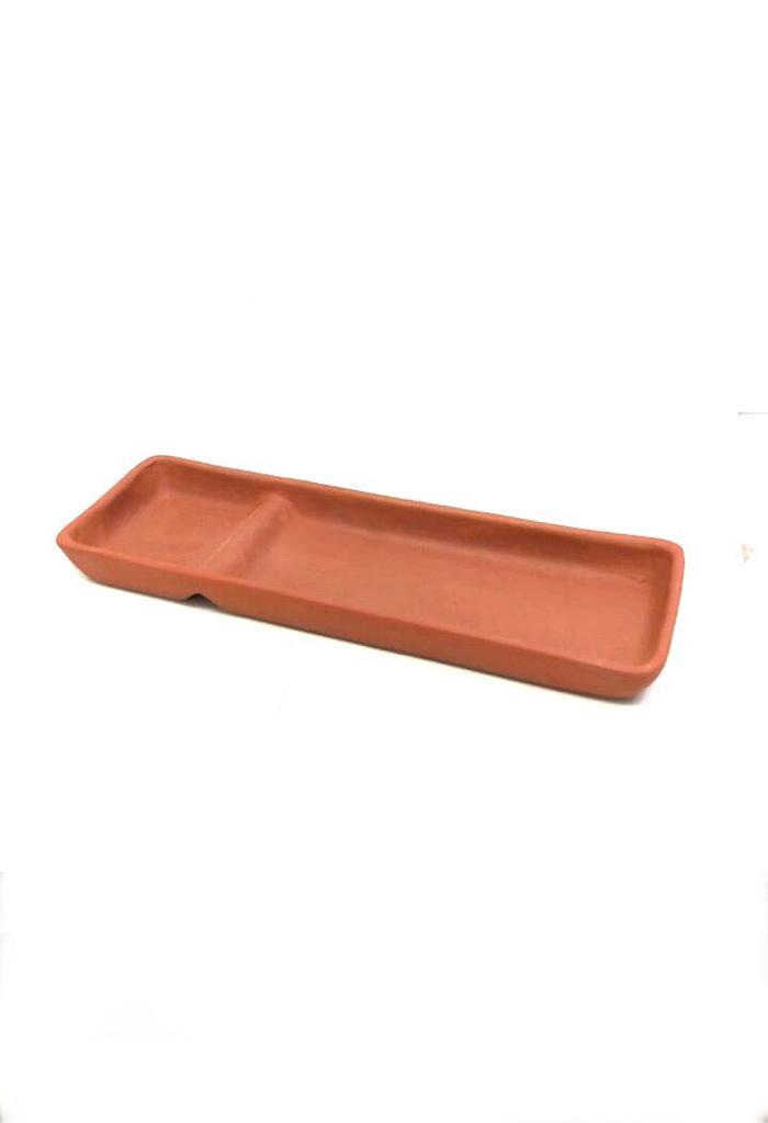 Handcrafted Clay Lunch Dinner Plates Exclusive Earthen Terracotta From Tamrapatra