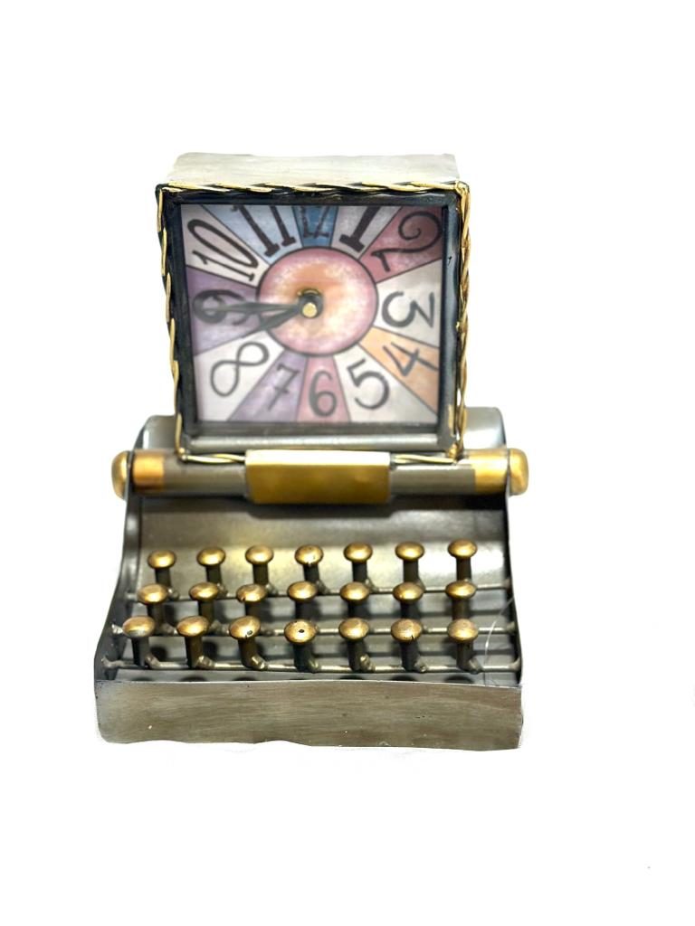 Metal Vintage Clocks Anchor Typewriters Designs Exclusively From Tamrapatra