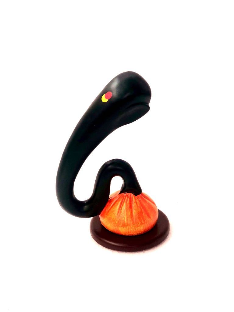 Ganesha In Sleek Style With 3 Variants Black Resin Decor By Tamrapatra - Tamrapatra