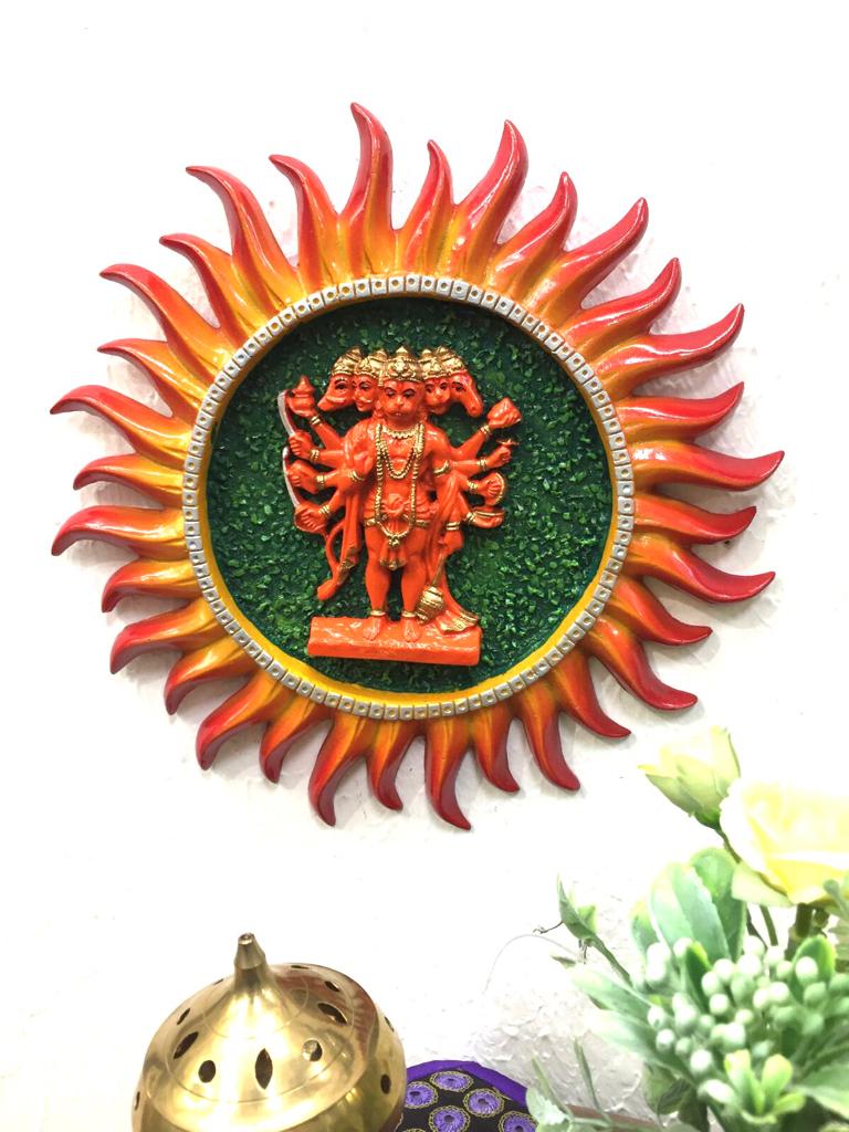 Sun Hanumanji Design Bajrang Bali Followers Choice Hanging Décor Tamrapatra