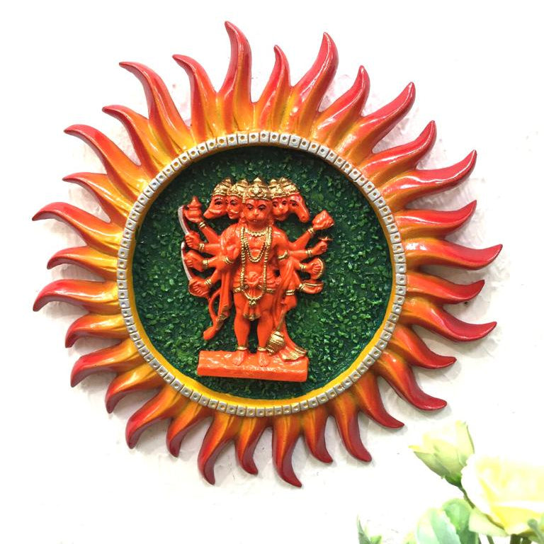 Sun Hanumanji Design Bajrang Bali Followers Choice Hanging Décor Tamrapatra