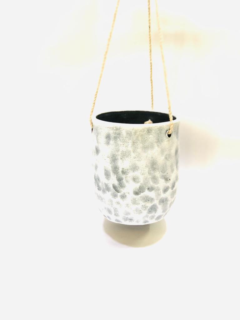 Hanging Terracotta Planter Handmade By Skilled Artisans Various Styles Tamrapatra