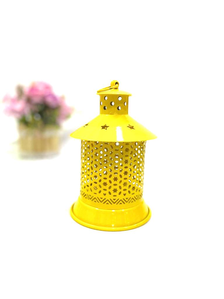 Metal Colorful Lanterns Hanging Home Décor & Handcrafted From Tamrapatra
