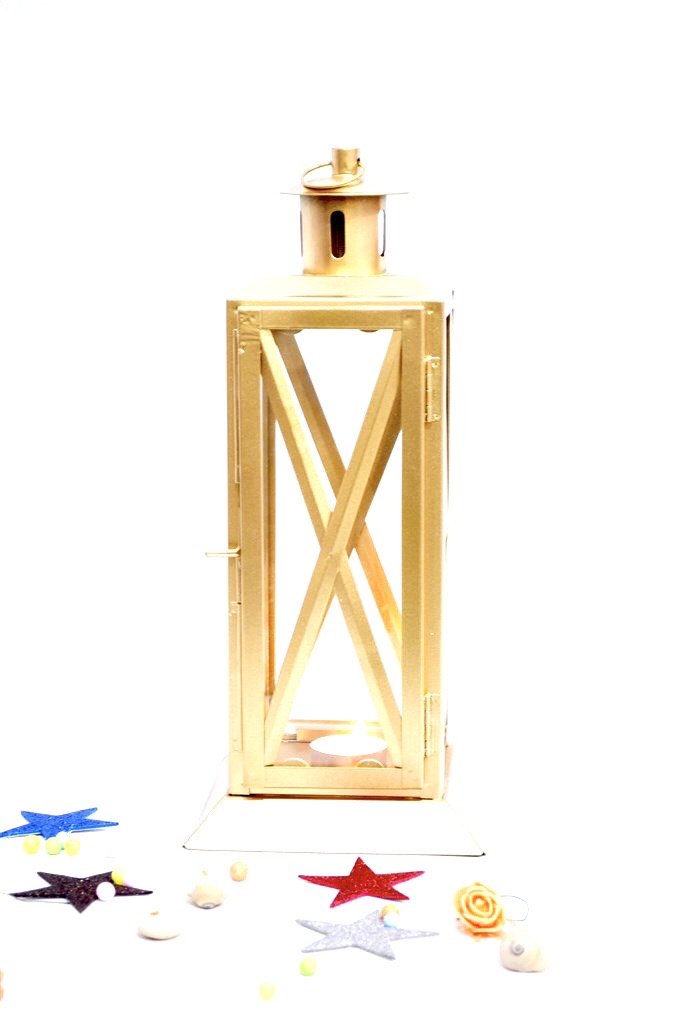 Cross Long Hanging Lantern Sturdy Metal Make Tamrapatra - Tamrapatra