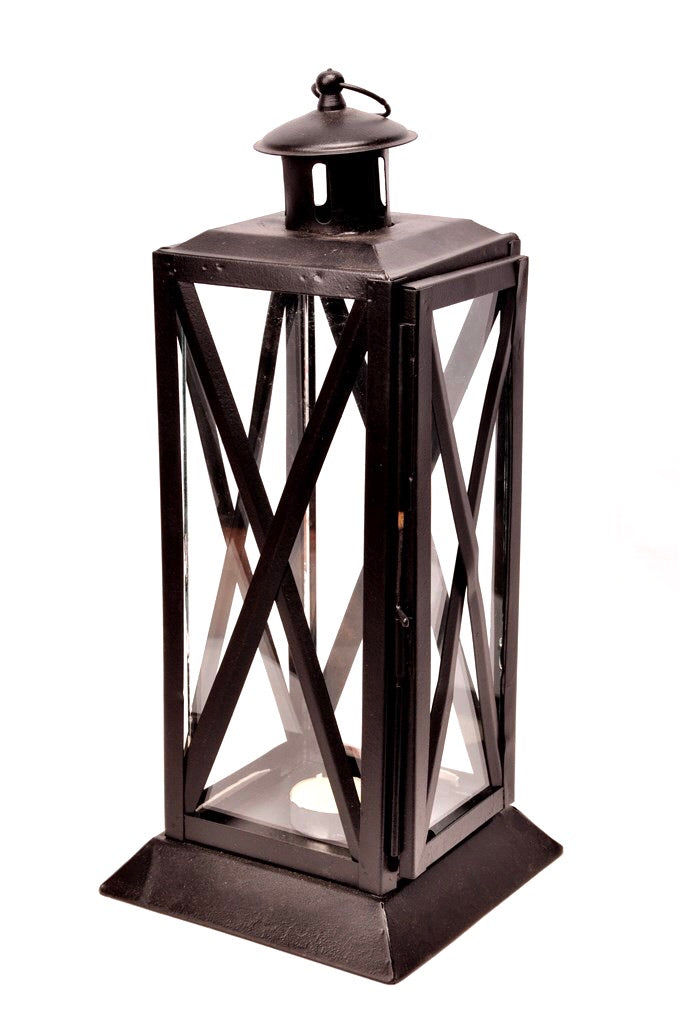 Cross Long Hanging Lantern Sturdy Metal Make Tamrapatra - Tamrapatra