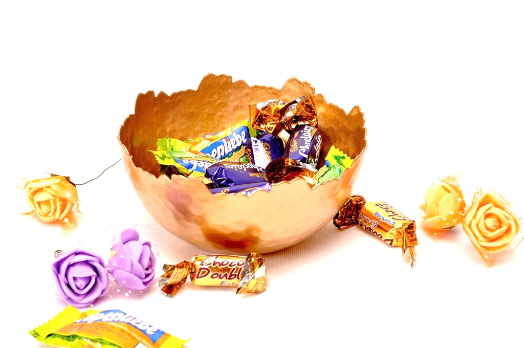 Votive Bowl Style Utility Tea Light Holder Metal Showpiece Tamrapatra - Tamrapatra