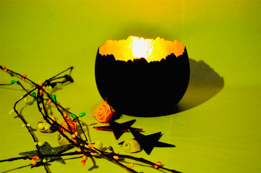 Votive Bowl Style Utility Tea Light Holder Metal Showpiece Tamrapatra - Tamrapatra