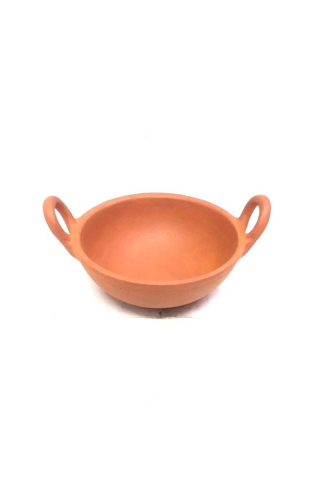 Earthen Kadai In Various Sizes Healthy Lifestyle Earthenware Available At Tamrapatra