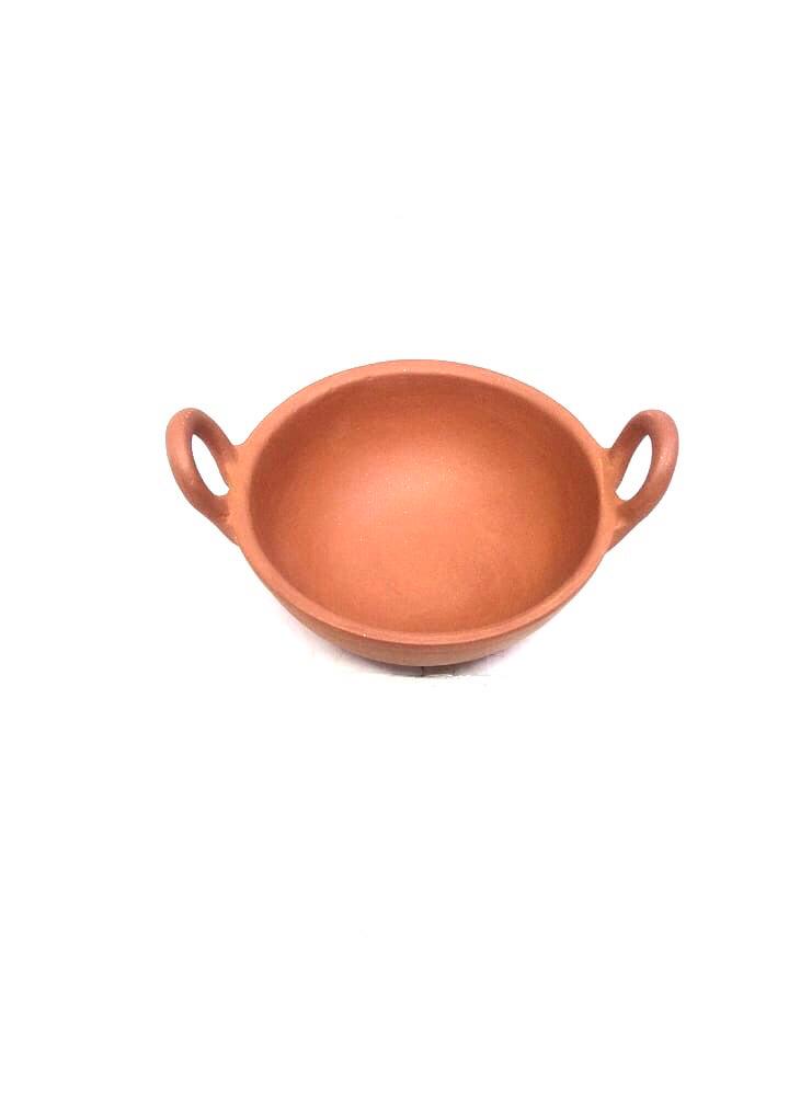 Earthen Kadai In Various Sizes Healthy Lifestyle Earthenware Available At Tamrapatra