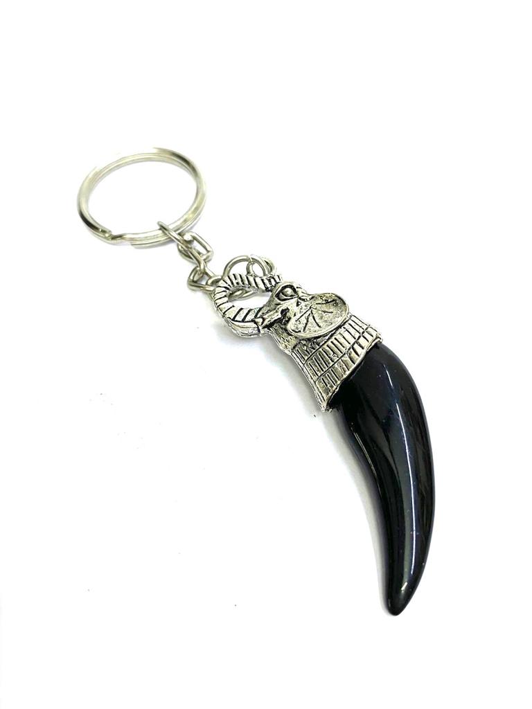 Designer Mix Keychains Gifts Horn Tooth Style In Various Shades By Tamrapatra