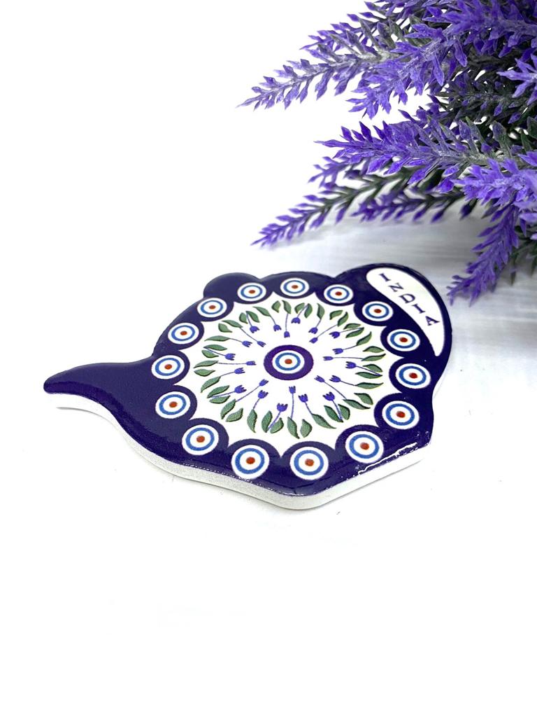 Kettle Design Fridge Magnets Ceramic Handicrafts Souvenir Gifts By Tamrapatra