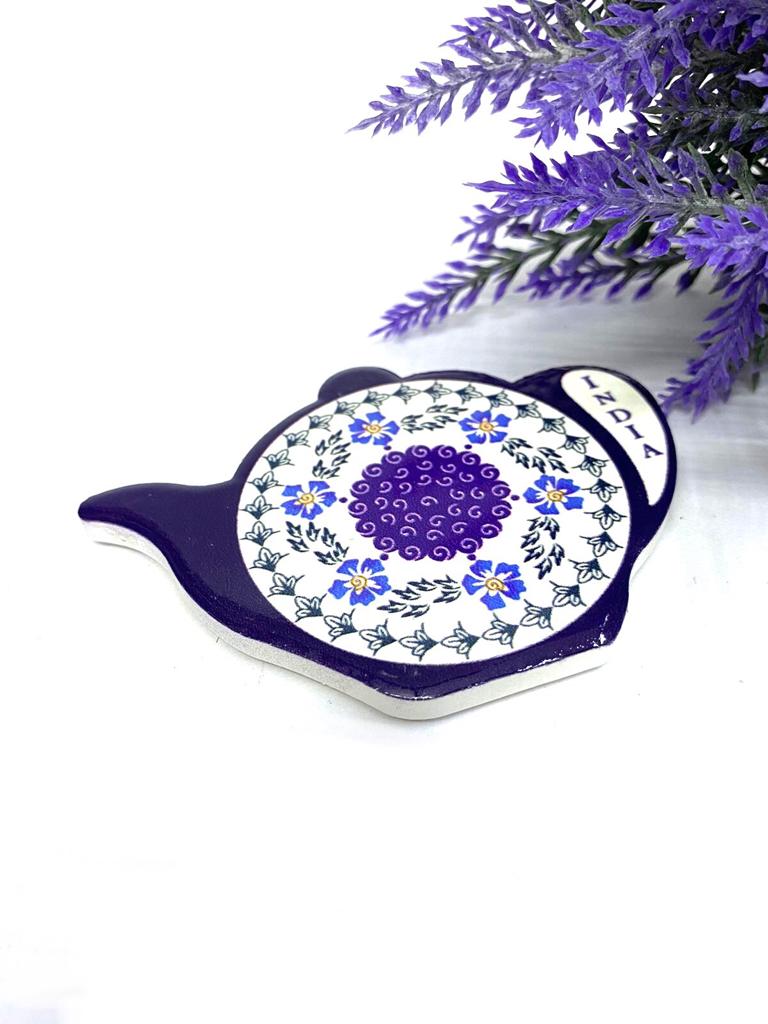 Kettle Design Fridge Magnets Ceramic Handicrafts Souvenir Gifts By Tamrapatra
