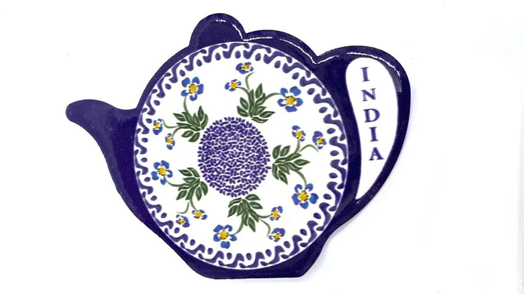 Kettle Design Fridge Magnets Ceramic Handicrafts Souvenir Gifts By Tamrapatra