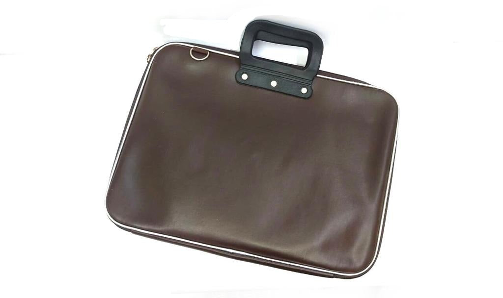 Office Laptop Bags Leather Designer Carry Handles Unisex Designs From Tamrapatra