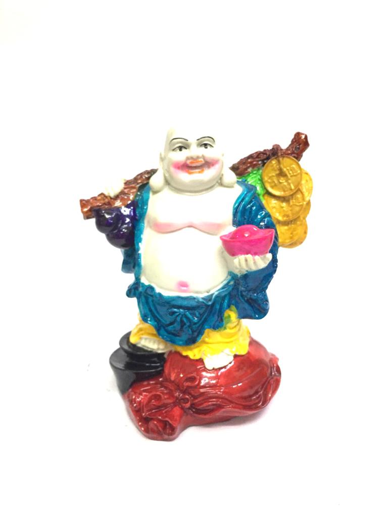 Laughing Buddha Feng Shui Auspicious Happy Gifting Artwork From Tamrapatra