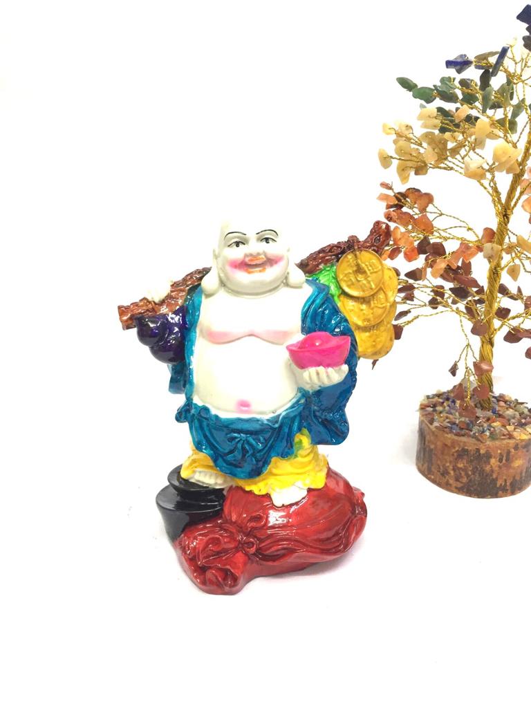 Laughing Buddha Feng Shui Auspicious Happy Gifting Artwork From Tamrapatra