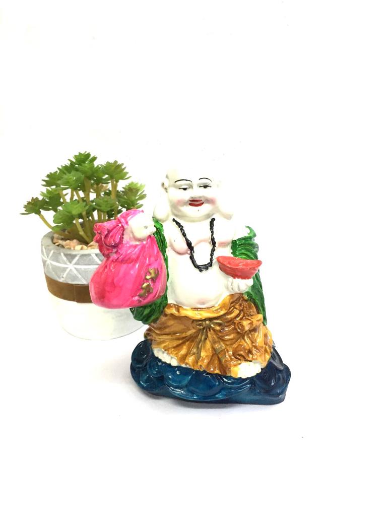 Laughing Buddha Feng Shui Auspicious Happy Gifting Artwork From Tamrapatra