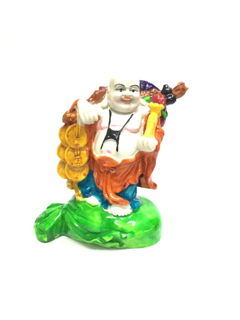 Laughing Buddha Feng Shui Auspicious Happy Gifting Artwork From Tamrapatra