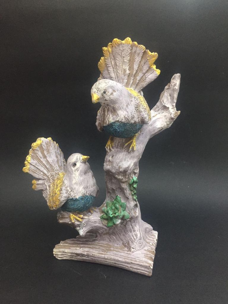 Decorative Pigeons Love Birds On Stem Home Modern Décor From Tamrapatra