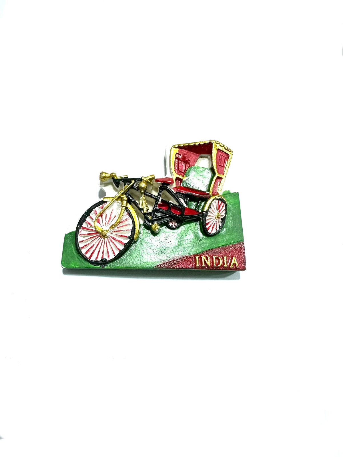 Fridge Magnets Designer Peacock Taj Mahal Rickshaw Kathakali By Tamrapatra