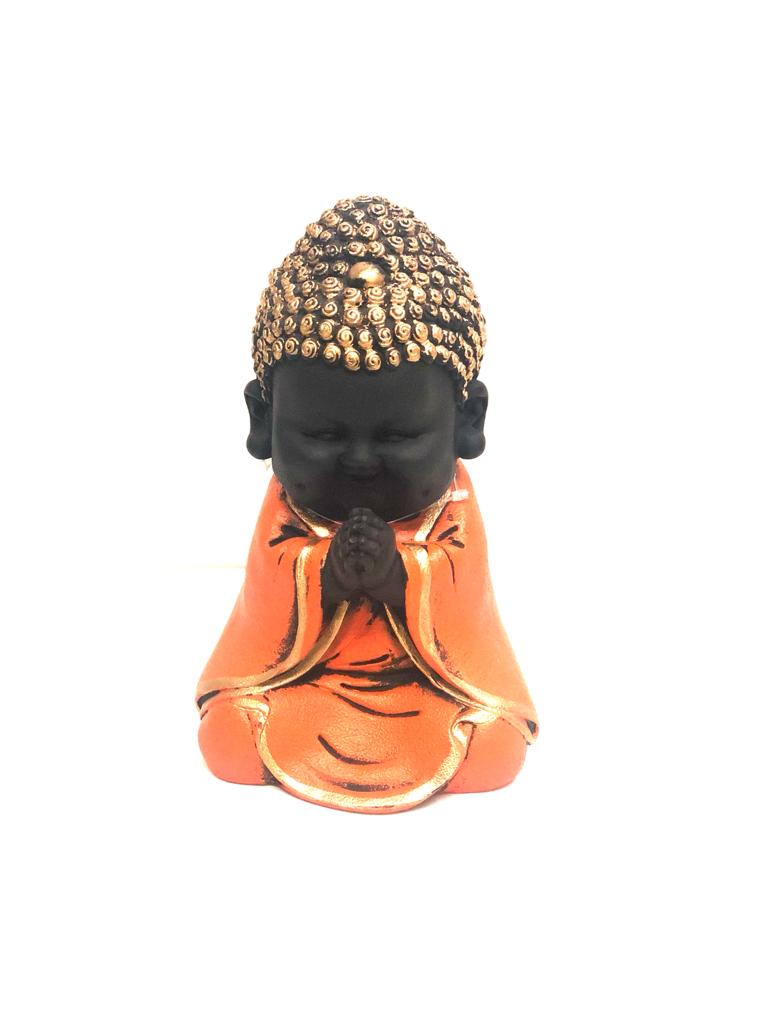 Happy Monks For Vastu Correction Lucky Figurines Collectible By Tamrapatra