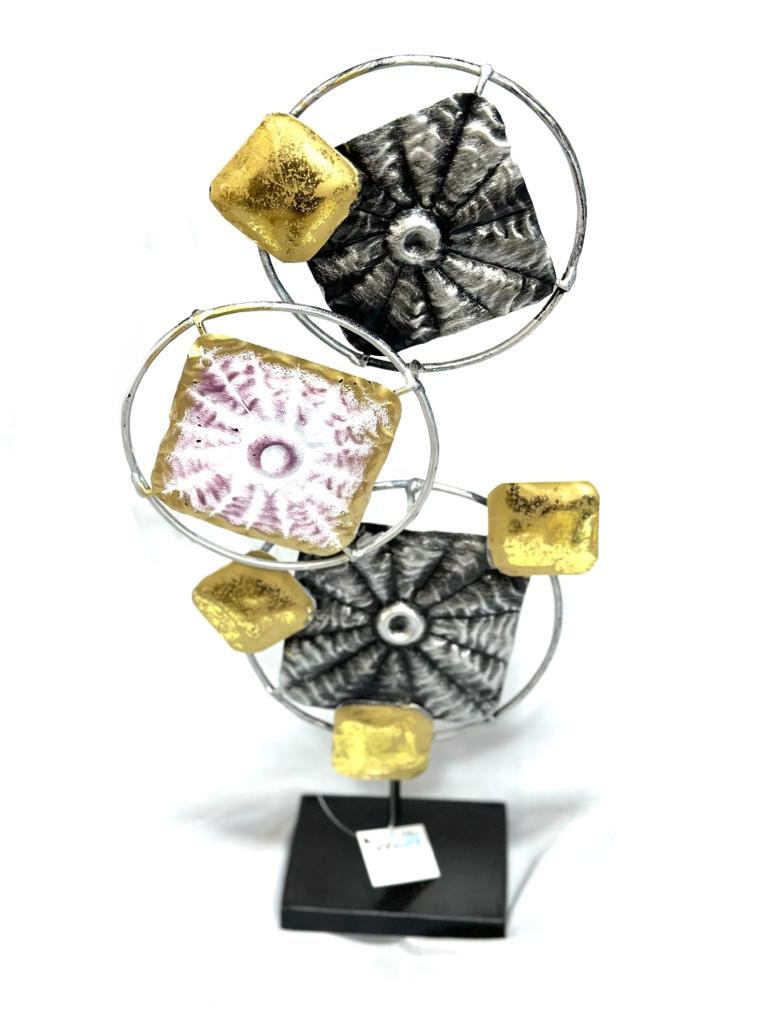 Metal Wall Showpiece Table Décor In Various Abstract Designs New From Tamrapatra